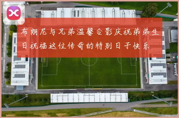 布朗尼与兄弟温馨合影庆祝弟弟生日祝福这位传奇的特别日子快乐